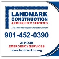 Landmark Construction & Emergency Services Logo