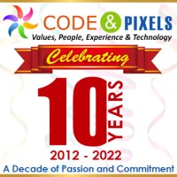 Code and Pixels Interactive Technologies Pvt. Ltd. Logo