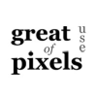 great use of pixels Logo