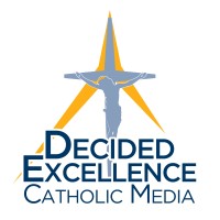 Decided Excellence Catholic Media Logo