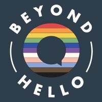 BEYOND / HELLO, A Cannabis Dispensary Logo