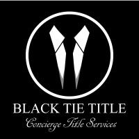 Black Tie Title Logo
