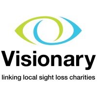 Visionary - linking local sight loss charities LTD Logo