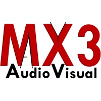 MX3 Audio Visual Rentals Logo