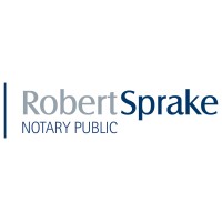 Robert Sprake, Notary Public Logo