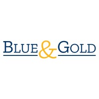 Blue & Gold Yearbook Logo