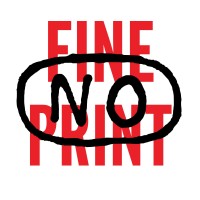 No Fine Print Logo