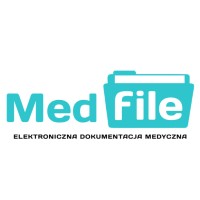 Medfile.pl Telemedycyna. eRecepta. Lekarze online. Program dla Gabinetu. Kompleksowy system poradni. Logo