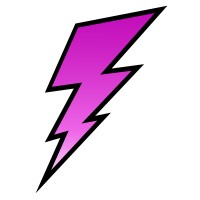 Pink Lightning Style Logo