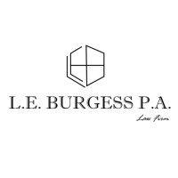 L.E. Burgess, P.A. Logo