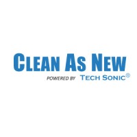 Clean As New - Powered by Tech Sonic Logo