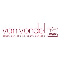 Van Vondel txt Logo