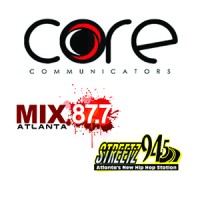 Streetz 94.5/ Mix 87.7 Radio Atlanta (Core Communicators) Logo