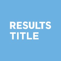 Results Title Logo