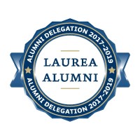 Laurean alumnivaltuuskunta - Laurea Alumni Delegation 17-19 Logo