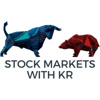 Stock Markets with KR Logo