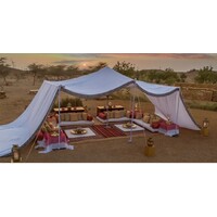 Country side resort with swimming pool jaislamer Logo