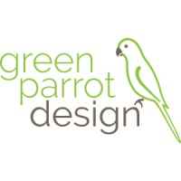 Green Parrot Design Logo