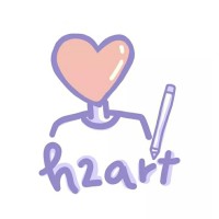 Healing Hearts Through Art (h2art) Logo
