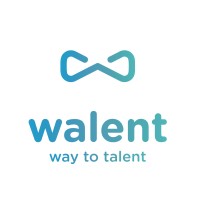 Walent. Way to talent Logo