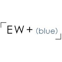 EW + (blue) Logo