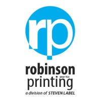 Robinson Printing, a division of Steven Label Logo