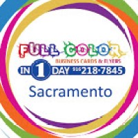 Full Color Business Cards and Flyers in 1 Day Logo