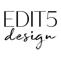 EDIT5 design Logo
