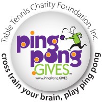 PingPong.GIVES > Improving Mental Wellness and Brain Health! Logo
