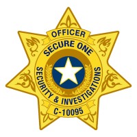 Secure1One Security and Investigations,Inc. Logo