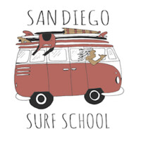 San Diego Surfing School, Inc DBA: San Diego Surf School Logo