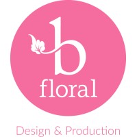 B Floral: Event Design and Production Logo