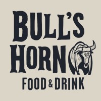 Bulls Horn Food and Drink Logo