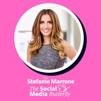 Stefanie Marrone Legal Marketing Consulting | The Social Media Butterfly Logo