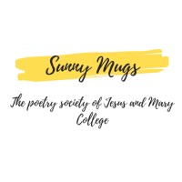 Sunny Mugs, The Poetry Society of Jesus and Mary College Logo