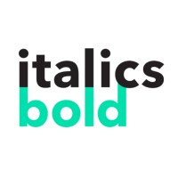 Italics Bold Logo