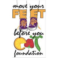 Move Your Feet Before You Eat ! ® Fdn. Logo