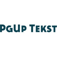PgUp Tekst Logo
