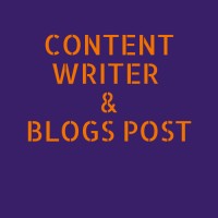 content writer & blog post Logo