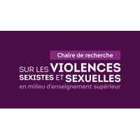 Chaire de recherche sur les violences sexistes et sexuelles en milieu denseignement supérieur Logo