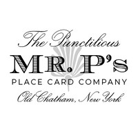 The Punctilious Mr. Ps Place Card Co. Logo