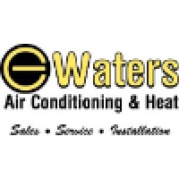 E. C. Waters Inc. Air Conditioning and Heating Logo