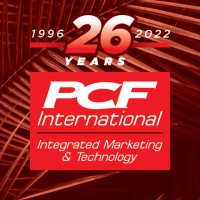 PCF International Integrated Marketing & Technology Logo