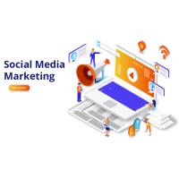Social media marketing service Logo