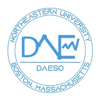 Data Analytics Engineering Student Organization, Northeastern University Logo