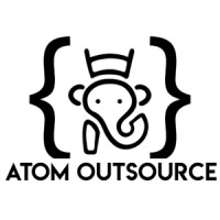 Atom Outsource Co. Th. Logo