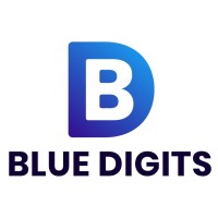 Blue Digits Logo