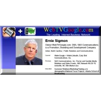WebtvGoogle + WebtvLinkedin, DBA, S&S Communications, Inc. Logo