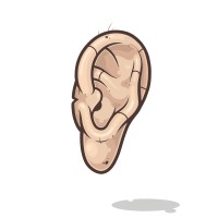 Van Goghs Missing Ear Logo