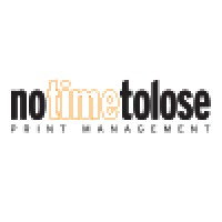 No Time to Lose Print Management Logo